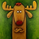 Łoś - obraz Marek Regner