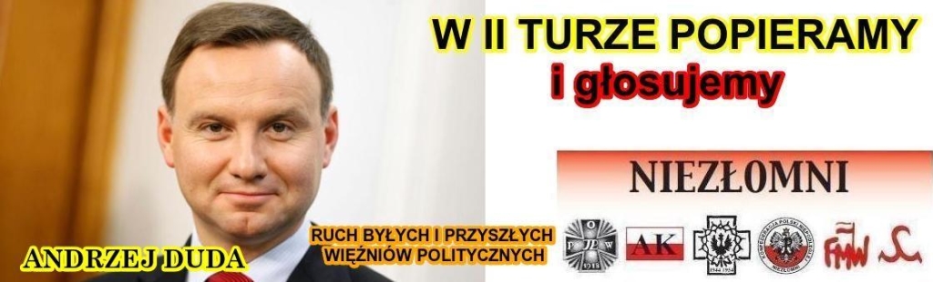 Poparcie dla Andrzeja Dudy od Niezłomnych
