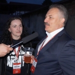Agnieszka Białek i Prezes Marek Jakubiak