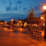 Nadmorski deptak w Łebie