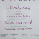 Dyplom dla Doroty Kuca