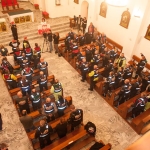 Uczestnicy XV Rajdu Katyńskiego na mszy świętej