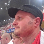Wojciech Zatorski na meczu