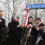 Odsłonięcie ulicy Płk. Ryszarda Kuklińskiego w Otwocku - fot. Seweryn Sołtys