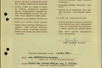 Piotr Wroński - ślubowanie - teczka IPN