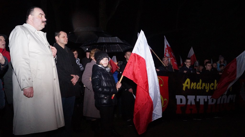 Andrychowscy Patrioci i Michał Siwiec-Cielebon na Marszu Żołnierzy Wyklętych
