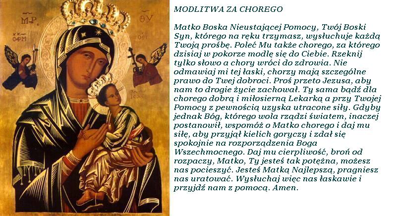 MBNP modlitwa za chorego