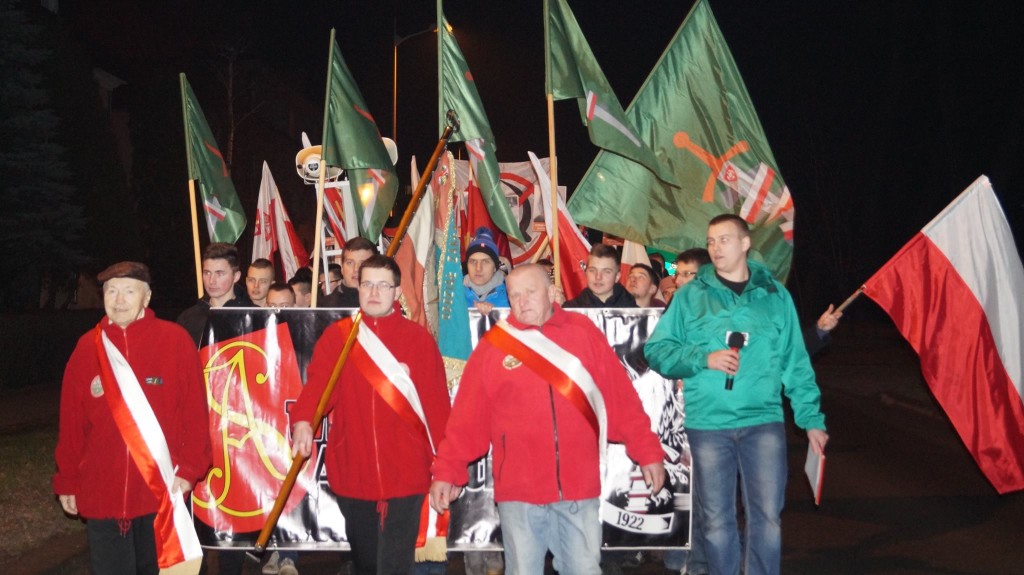 Młodzi Patrioci w Marszu Żołnierzy Wyklętych w Andrychowie