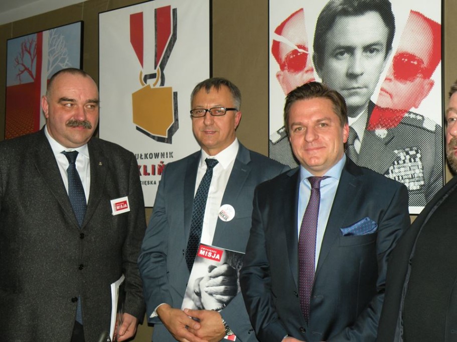 Michał Siwiec-Cielebon i prof. Józef Brynkus oraz Bogdan Rymanowski - fot. Piotr Kucharski
