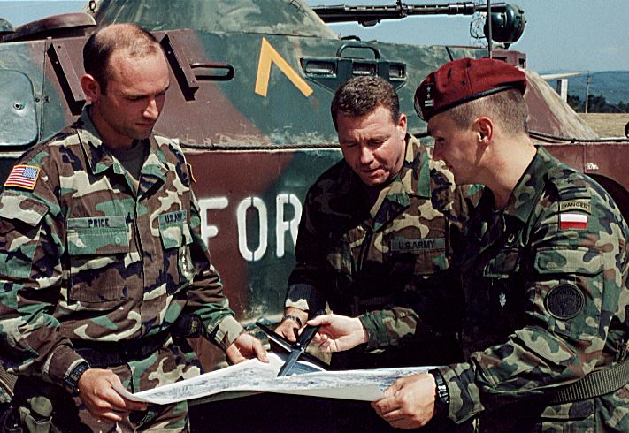 Roman Polko na misji z żołnierzami USA Army