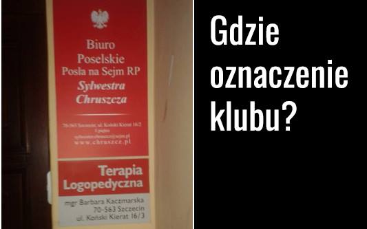 Gdzie oznaczenie Klubu Kukiz'15