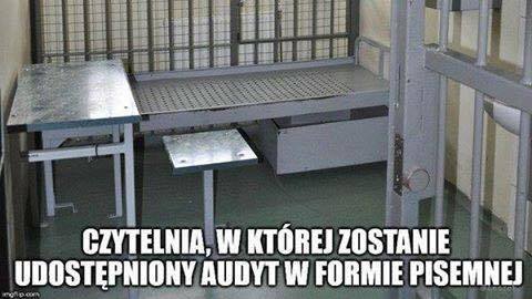 Czytelnia w której zostanie udostępniony raport z audytu rządów PO-PSL