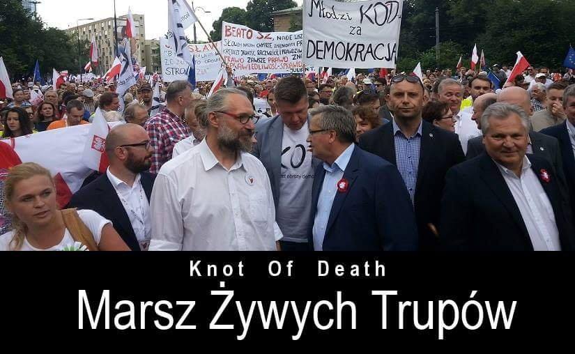 Polityczne trupy i zoombie wyszły na ulice Warszawy