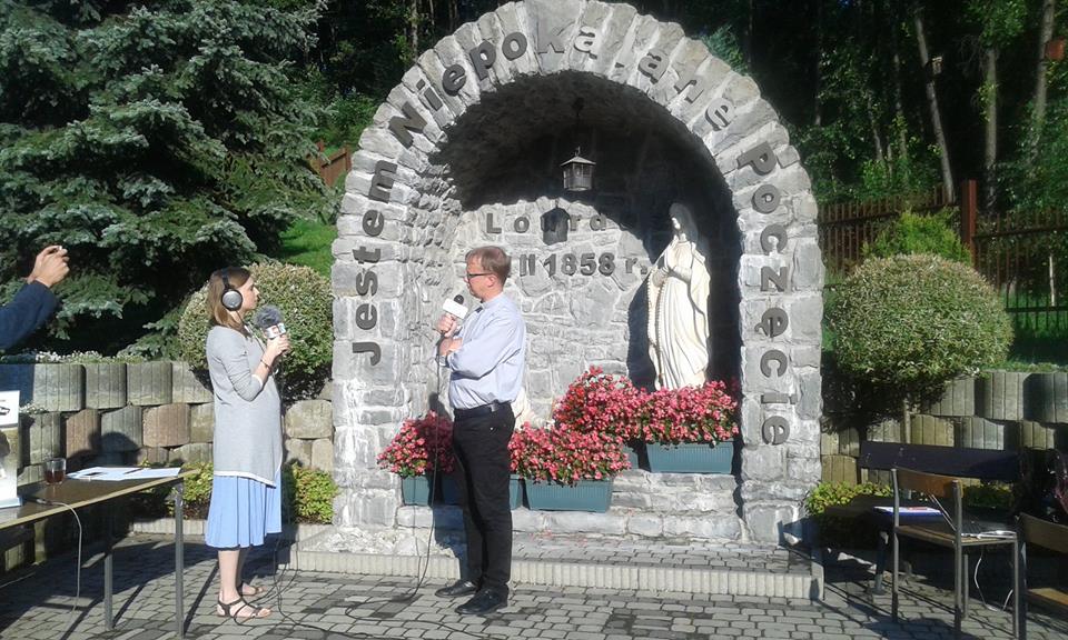 Ks. Garlacz w Poranku Radia Wnet z Wadowic