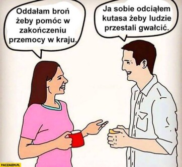 uciąłem sobie kutasa by nie gwałcili