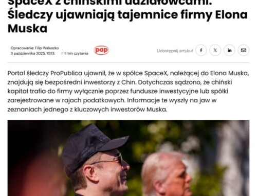 Elon Musk „kolaboruje” z Chinami?