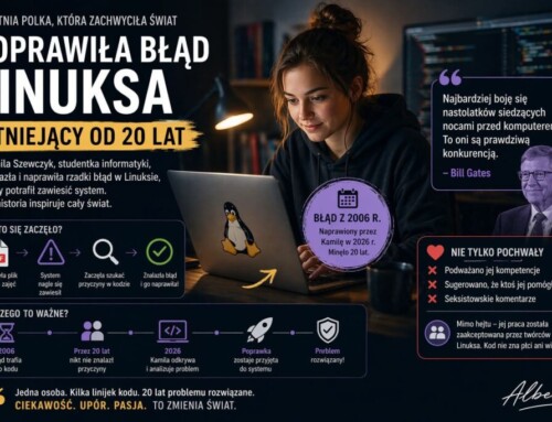 Polka naprawia 20-letni błąd w&nbsp;Linuxie