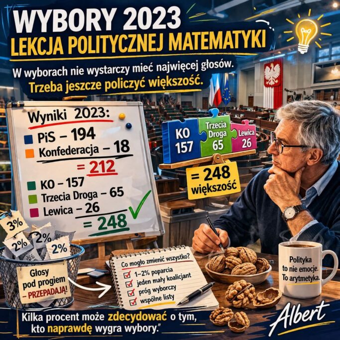 W polityce kilka procent potrafi zdecydować o wszystkim