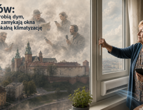 Kraków: gdy&nbsp;media robią dym, mieszkańcy zamykają okna i&nbsp;włączają lokalną klimatyzację