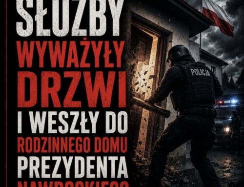 Służby wywarzyły drzwi i&nbsp;weszły do&nbsp;domu rodzinnego prezydenta Nawrockiego