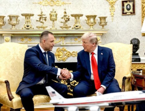 Karol Nawrocki dziękuje Donaldowi Trumpowi za&nbsp;wzmocnienie obecności wojsk USA w&nbsp;Polsce
