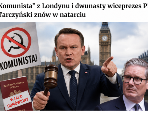 „Komunista” z&nbsp;Londynu i&nbsp;dwunasty wiceprezes PiS? Tarczyński znów w&nbsp;natarciu