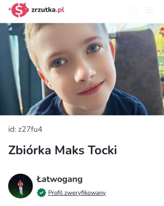 Łatwogang rowerem przez Polskę dla życia Maksa