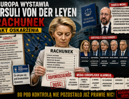 Europa wystawia Ursuli von der Leyen rachunek. Akt oskarżenia