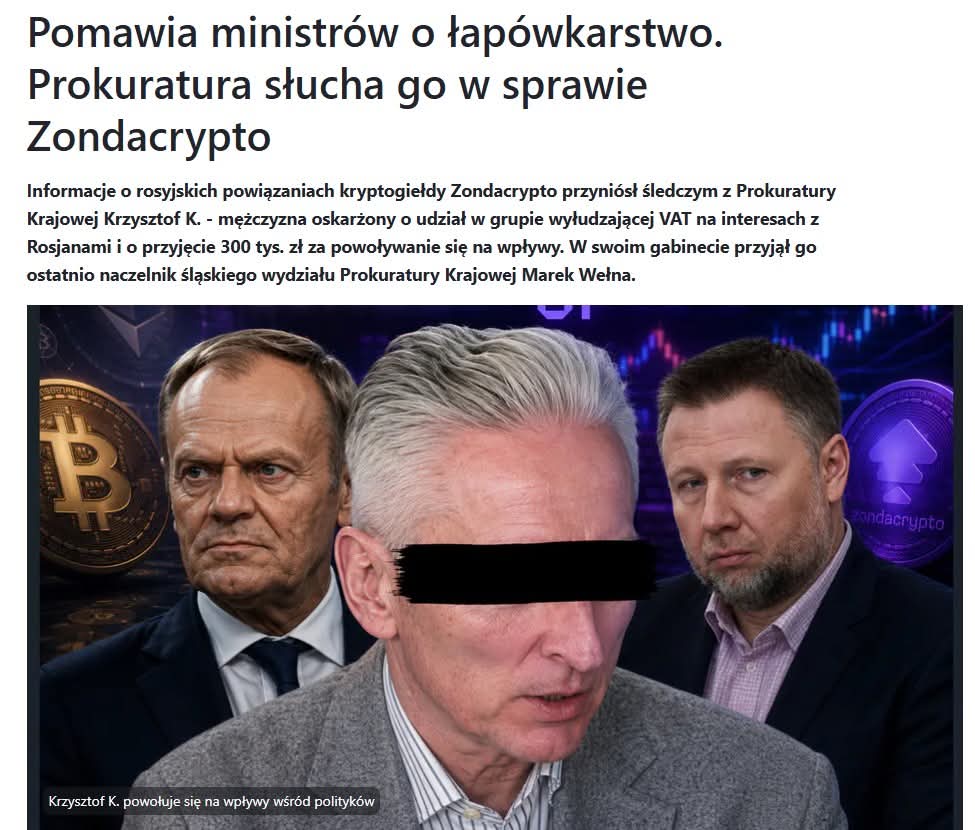 „Selektywna wiarygodność świadków”. Tusk i sprawa Zondacrypto