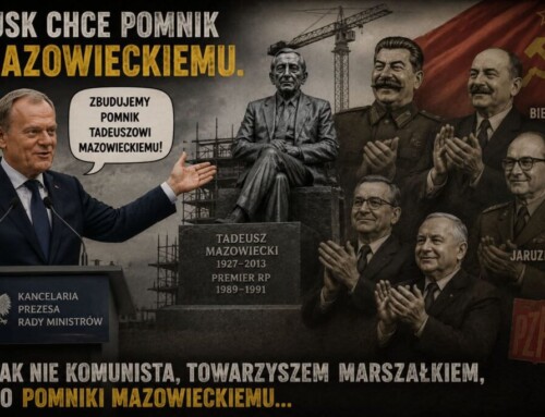 Pomnik Mazowieckiego podzieli Polaków