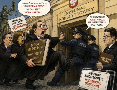 Szturm na&nbsp;Trybunał? Nie, tylko&nbsp;„nowa definicja prawa”