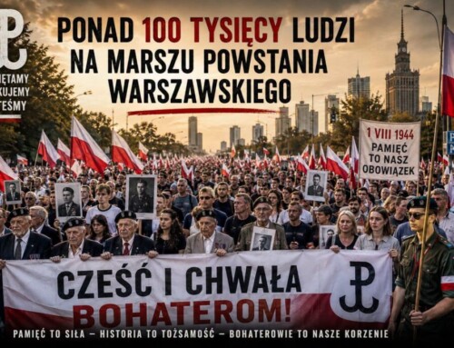 Ponad 100 tysięcy ludzi na&nbsp;Marszu Powstania Warszawskiego 