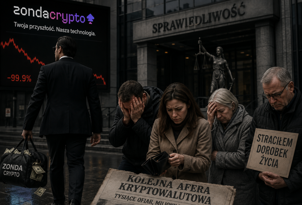 Z afery ZondaCrypto politycy się wywiną, a dorobek życia stracą Polacy