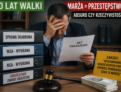 Po&nbsp;10 latach wygrał ze&nbsp;skarbówką. Prokuratura nadal ściga go&nbsp;za… marżę