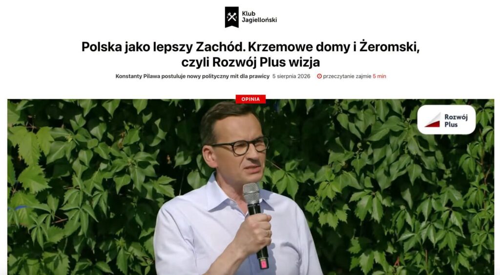 Mateusz Morawiecki: Pieśń o zestrojeniu. Przyszłość Polski to rozwój plus tożsamość