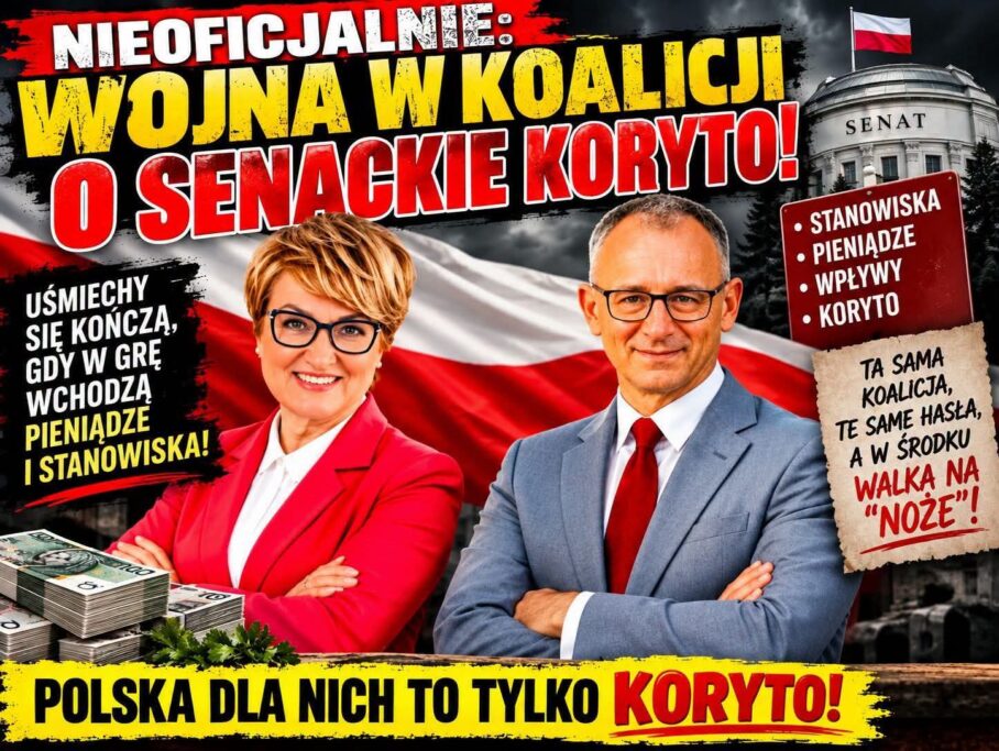 WOJNA W KOALICJI O KORYTO! W ZIELONEJ GÓRZE UŚMIECHY SIĘ KOŃCZĄ, GDY W GRĘ WCHODZĄ PIENIĄDZE I STANOWISKA