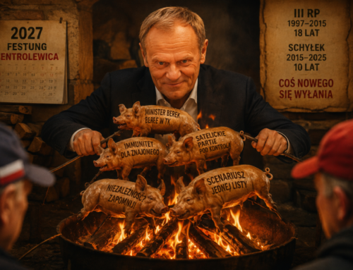 Tusk piecze prosiaczki, a&nbsp;z&nbsp;chaosu wyłania się nowa Polska