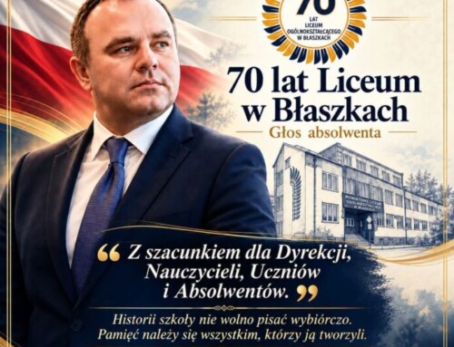 70 LAT LICEUM OGÓLNOKSZTAŁCĄCEGO W&nbsp;BŁASZKACH
