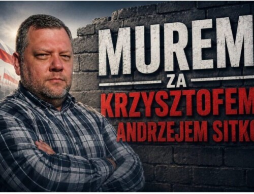 Murem za&nbsp;Krzysztofem Sitko