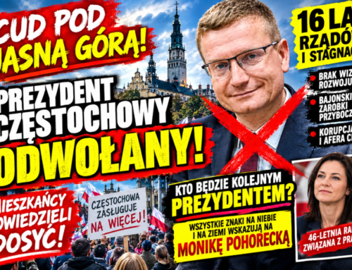 Cud pod&nbsp;Jasną Górą! Prezydent Częstochowy odwołany!