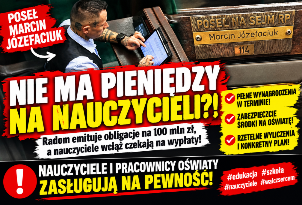 Nauczyciele czekają na pieniądze!