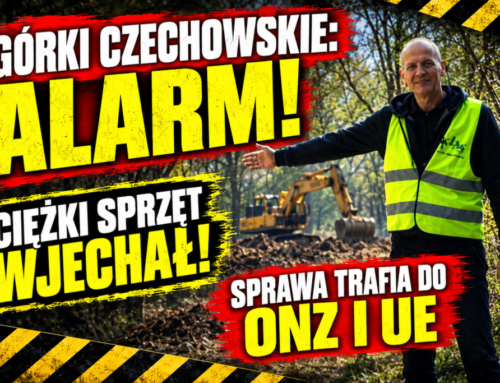 Górki Czechowskie: ciężki sprzęt na&nbsp;terenie dawnego poligonu, sprawa w&nbsp;ONZ i&nbsp;Parlamencie Europejskim
