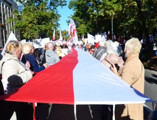 Manifestacja w&nbsp;obronie Trybunału Konstytucyjnego