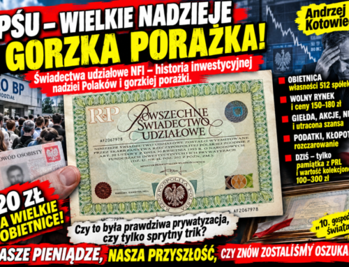 Świadectwa udziałowe NFI – historia inwestycyjnej nadziei Polaków i&nbsp;gorzkiej porażki.