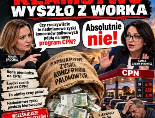 KŁAMSTWO WYSZŁO Z&nbsp;WORKA. I&nbsp;TO&nbsp;NA&nbsp;ANTENIE