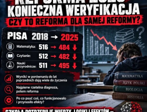 Reforma edukacji 2026 – czy&nbsp;zmieniamy szkołę na&nbsp;lepsze, czy&nbsp;reformujemy ją&nbsp;dla samej reformy?