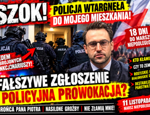 Mec. Bartosz Malewski: Policja wtargnęła do&nbsp;mojego&nbsp;mieszkania!