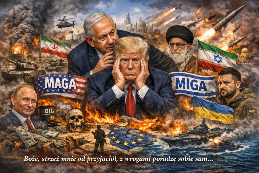 Bliski Wschód w&nbsp;ogniu, Trump między MAGA, a&nbsp;MIGA…