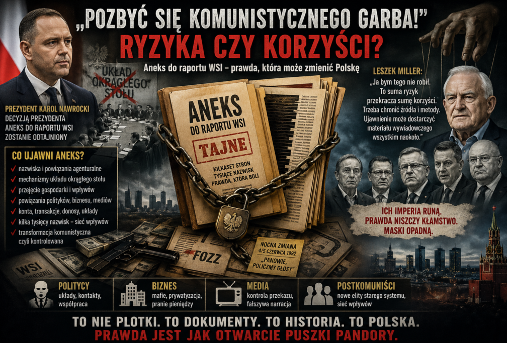 Prezydent odtajni Aneks do&nbsp;raportu z&nbsp;likwidacji WSI