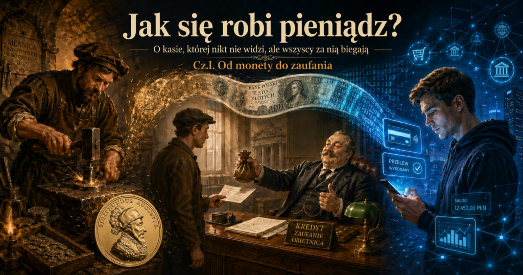 Jak się robi pieniądz? O&nbsp;kasie, której&nbsp;nikt nie&nbsp;widzi, ale&nbsp;wszyscy za&nbsp;nią biegają